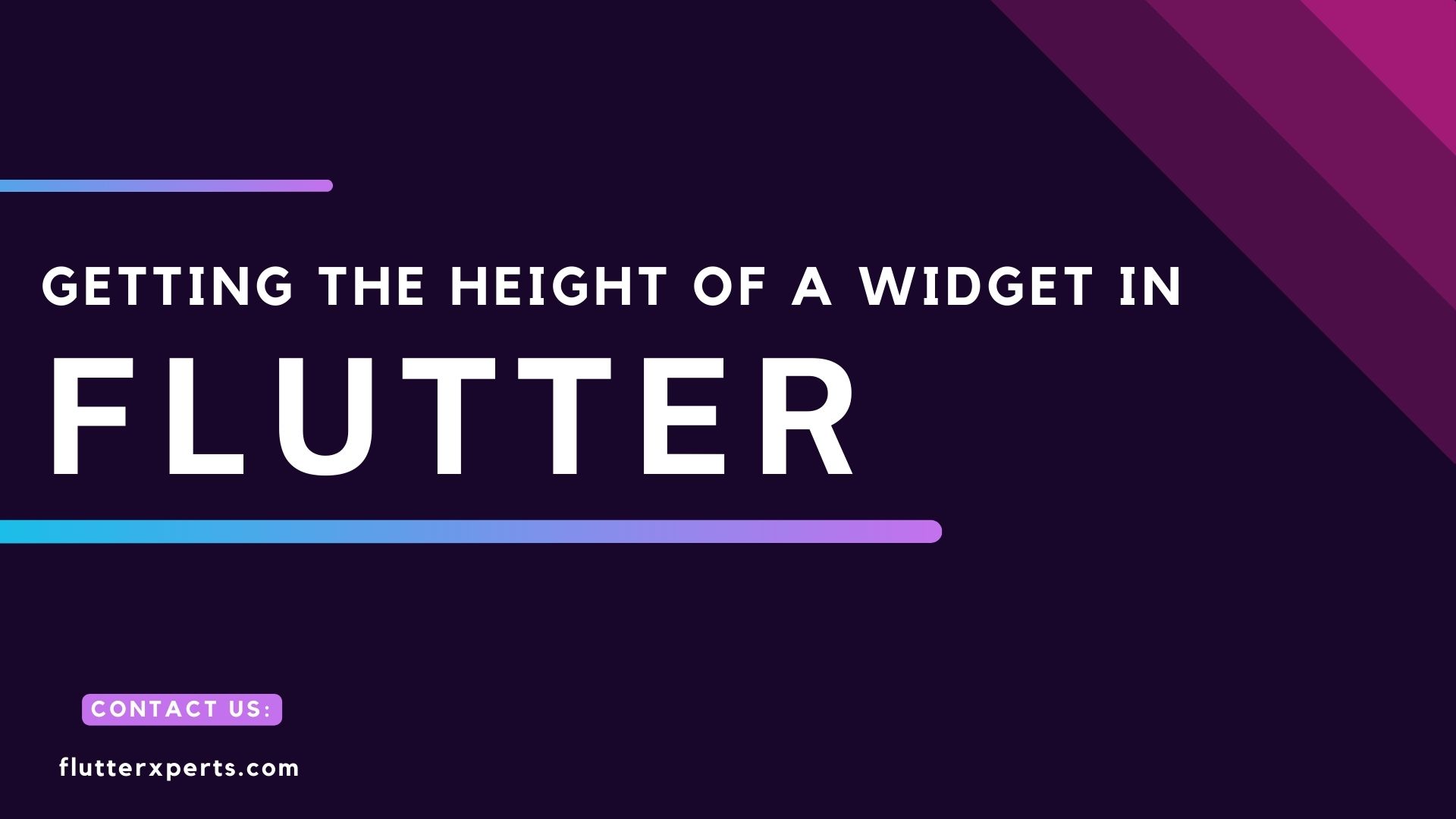 Exploring Techniques to Retrieve the Height of a Widget in Flutter