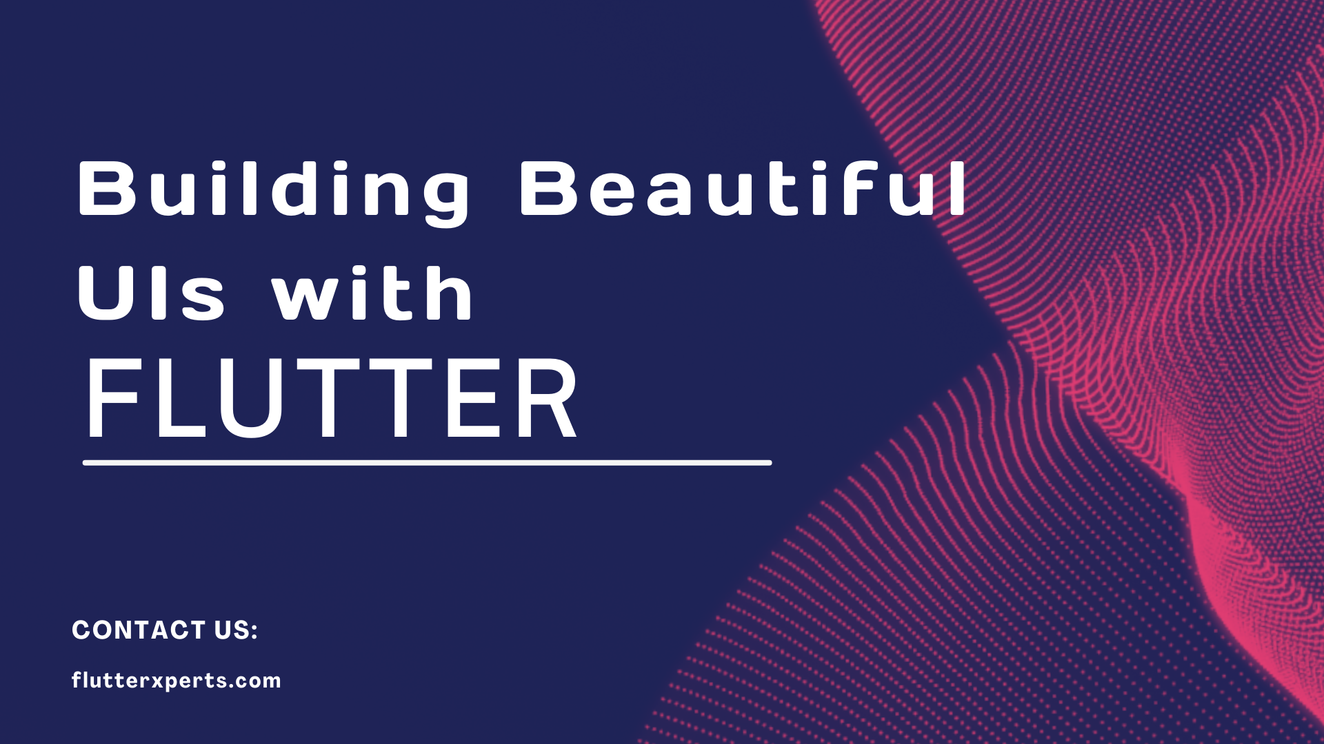 Building Beautiful UIs with Flutter: A Comprehensive Guide