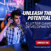 Flutter game development illustration